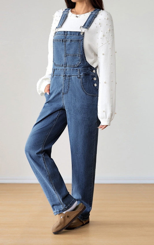 Blue Retro Denim Jumpsuit LT