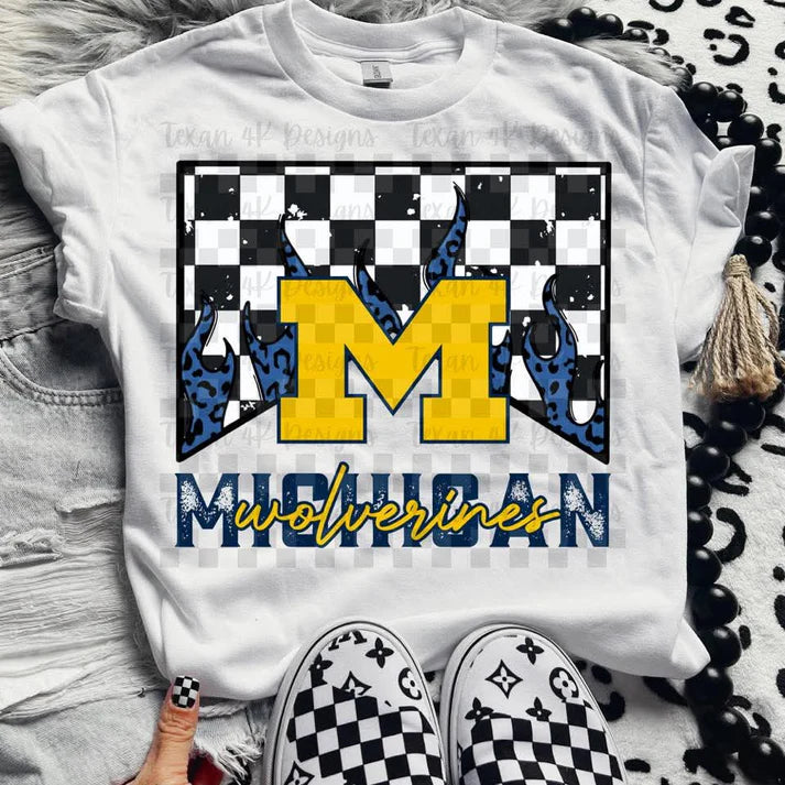 MW Checkered DTF T-Shirt