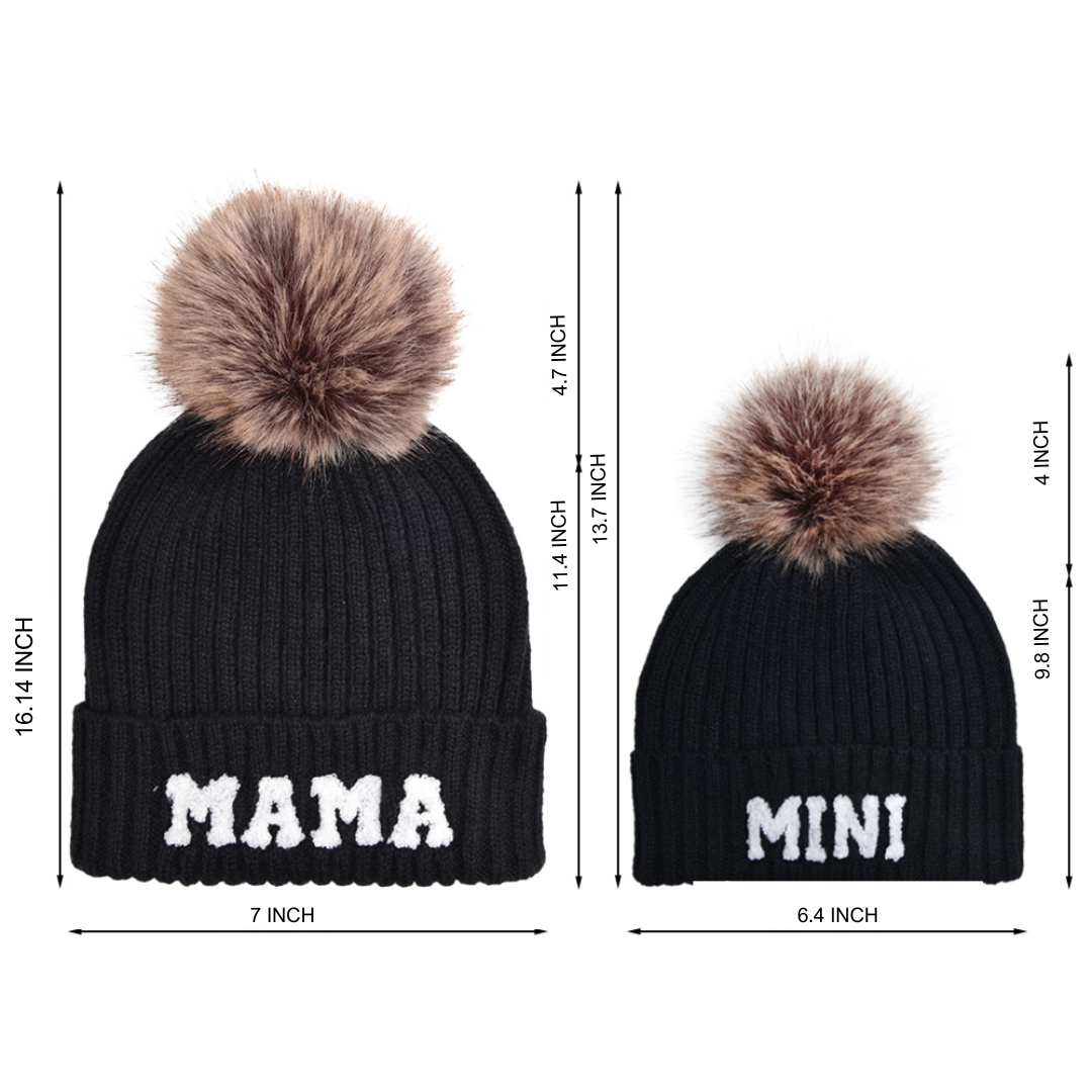 RTS: Mama and Mini Patch Beanies-