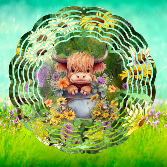 Bucket of Calf Wind Spinner