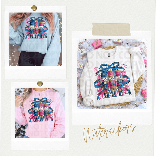 Nutcracker Trio DTF Crewneck Sweatshirt