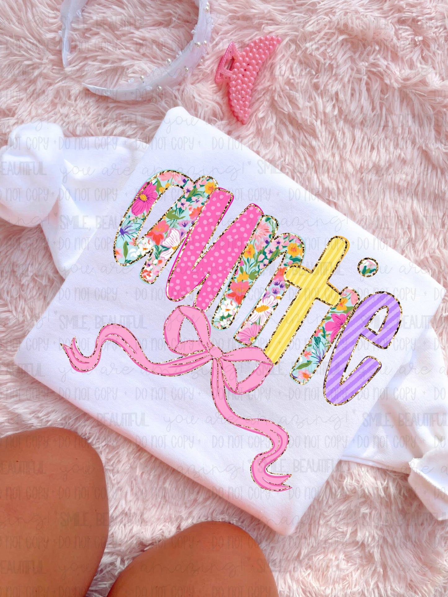 Custom Floral Name Tshirt