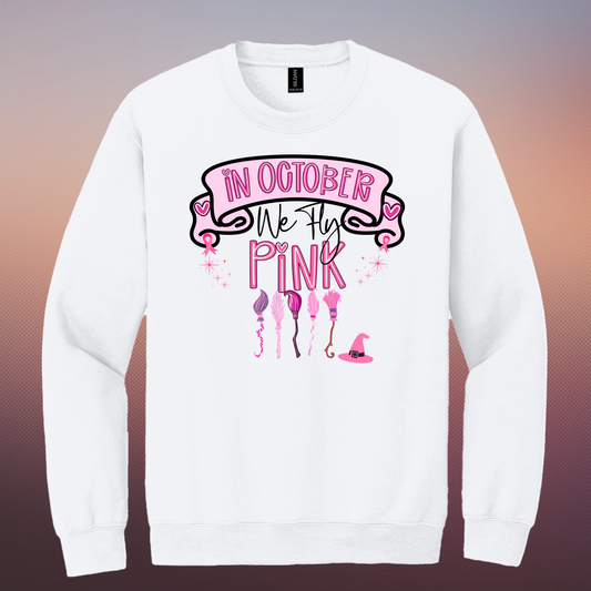We Fly Pink Crewneck Sweatshirt