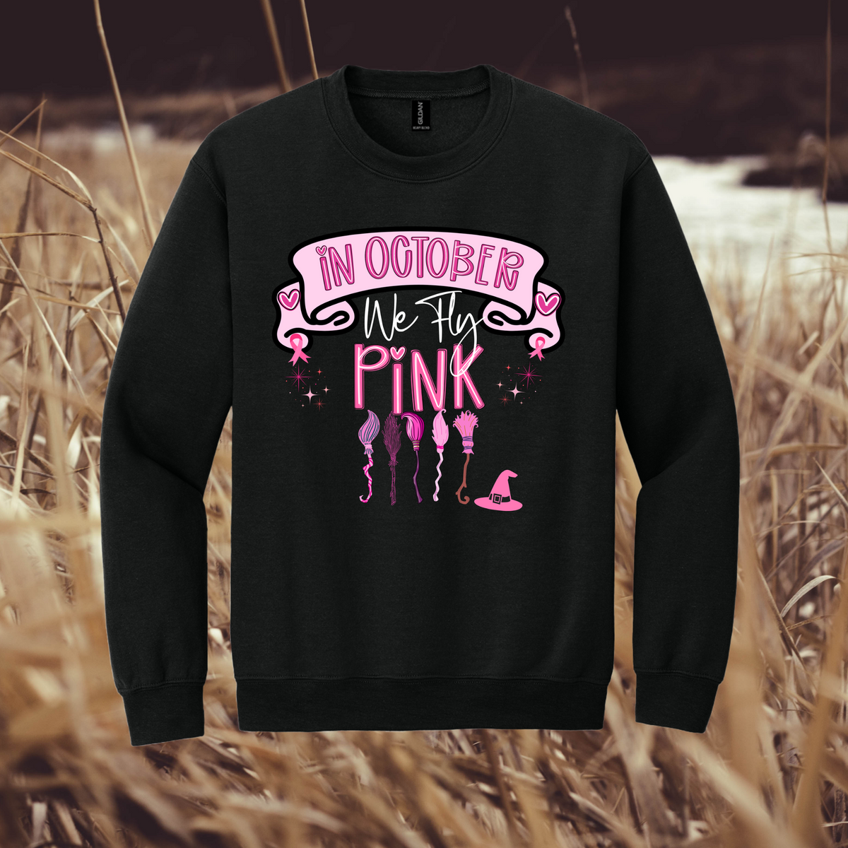 We Fly Pink Crewneck Sweatshirt