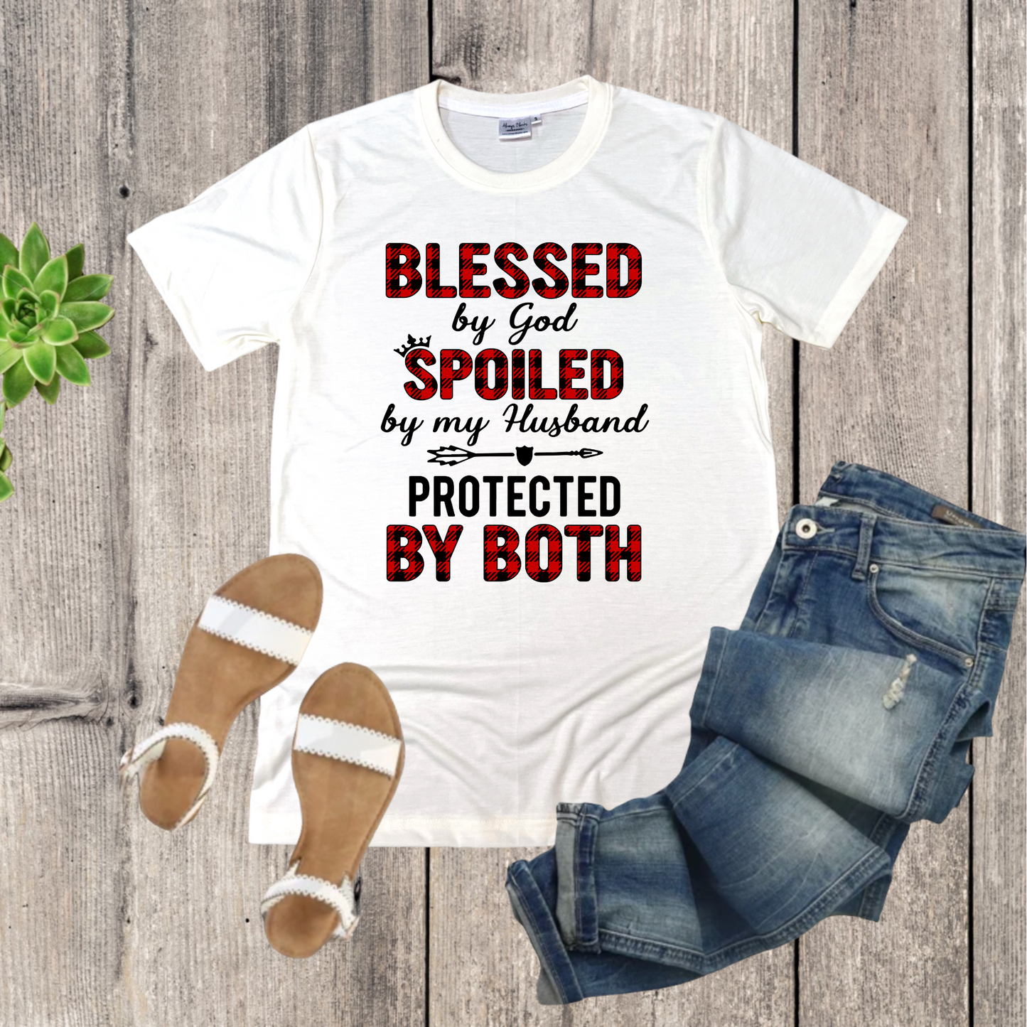 Blessed By God Sublimation Crewneck/T-Shirt