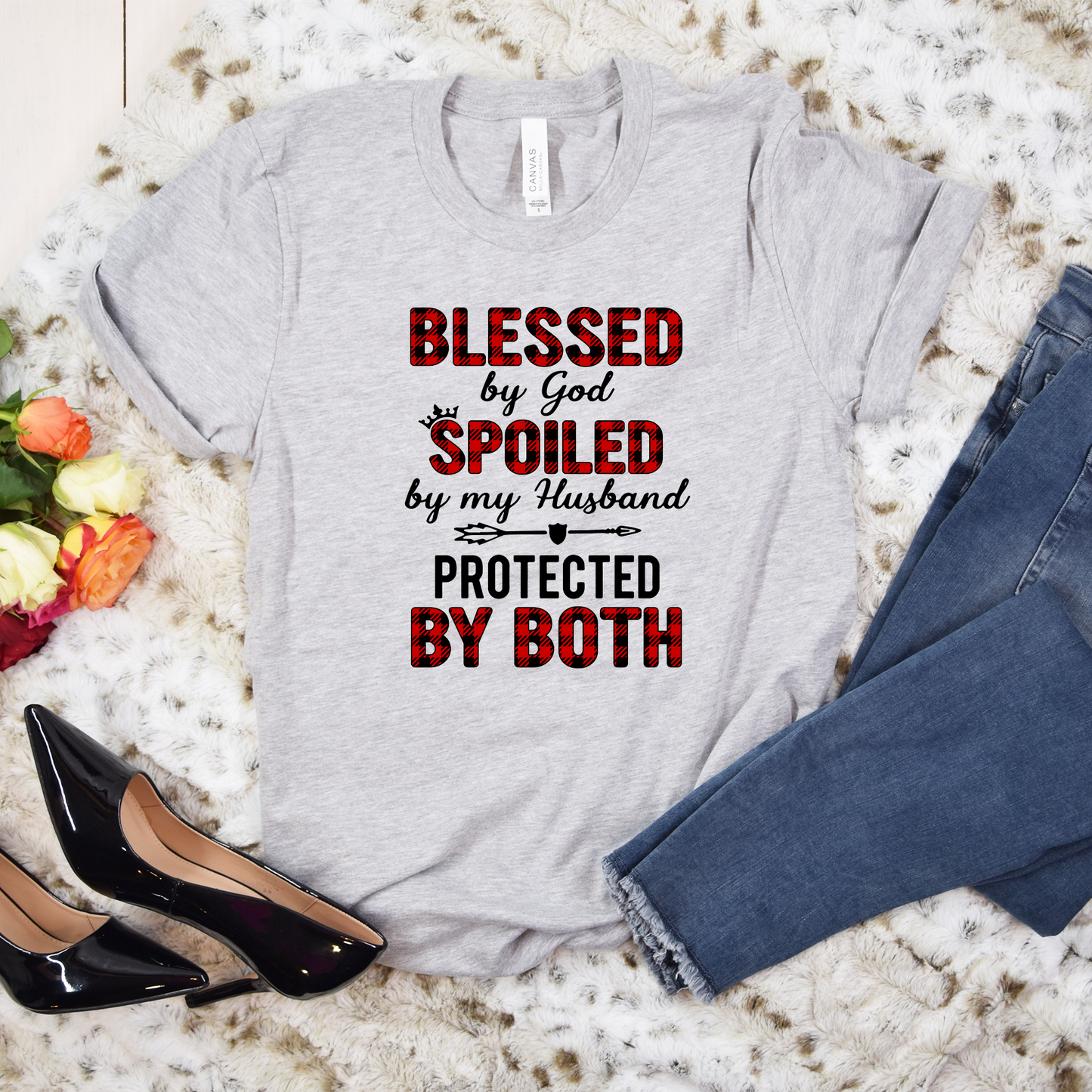 Blessed By God Sublimation Crewneck/T-Shirt