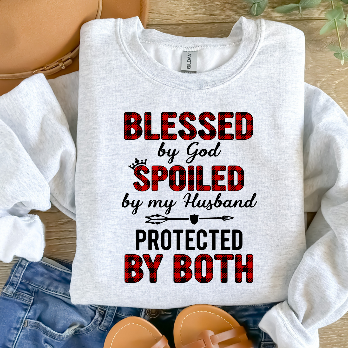 Blessed By God Sublimation Crewneck/T-Shirt