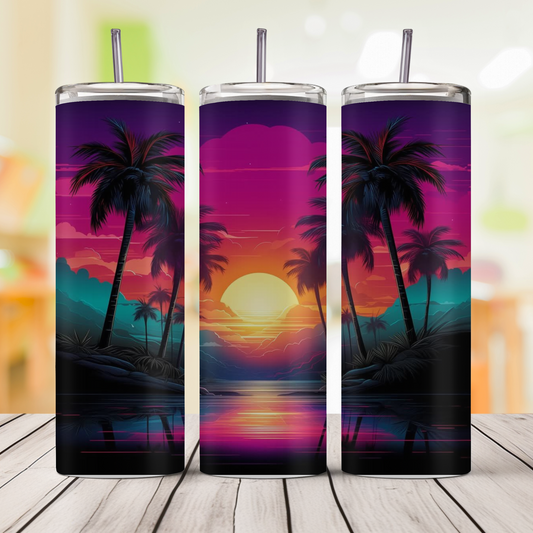 Tropical Nights 20oz Skinny Tumbler