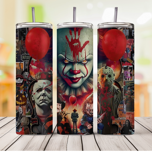 Men of Terror 20oz Skinny Tumbler