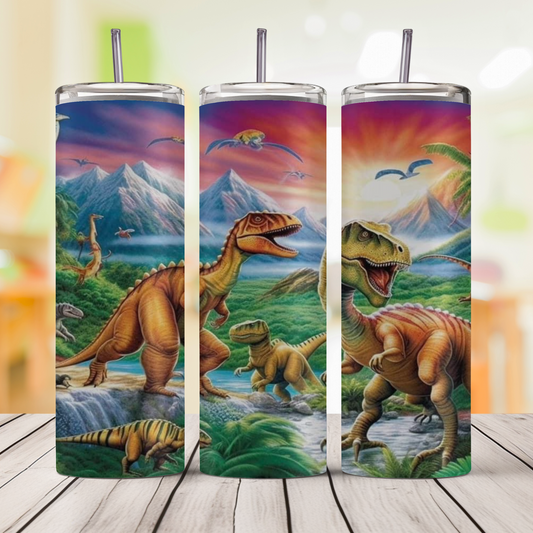 Dinos 20oz Skinny Tumbler