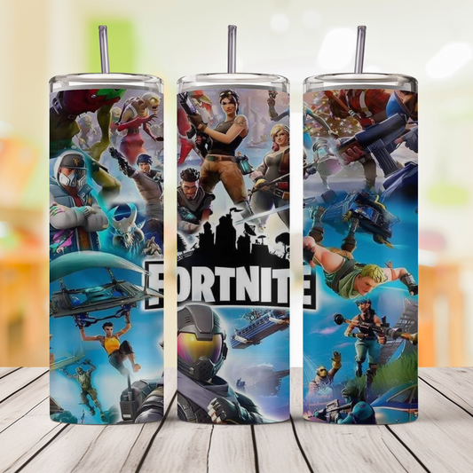 Gaming Characters 20oz Skinny Tumbler