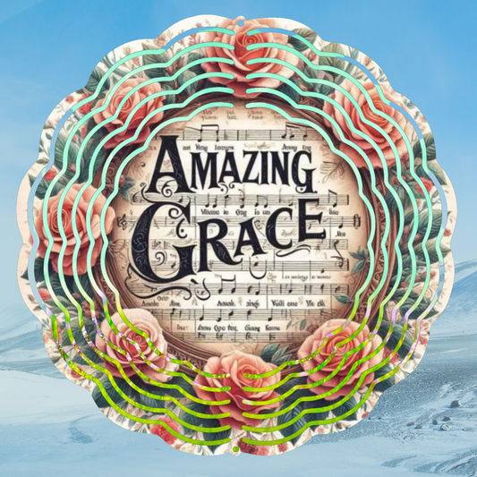 Amazing Grace Wind Spinner