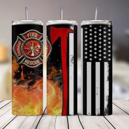 Fire Rescue 20oz Tumbler