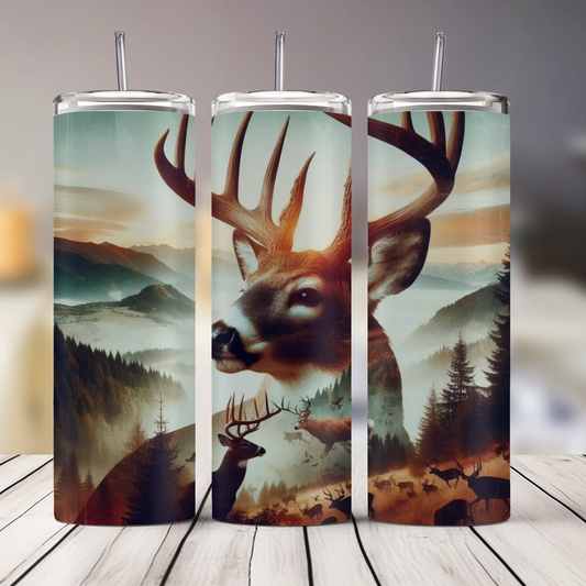 Buck on the Hill 20oz Tumbler