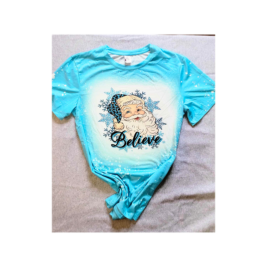 Believe Bleach effect Tshirt
