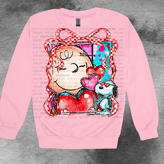 A Boy and His Dog DTF Crewneck Sweatshirt/Tshirt