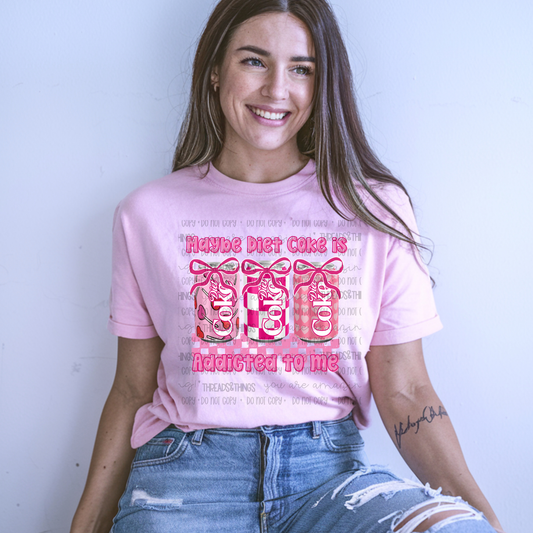 ADDICTED TO ME DTF TSHIRT