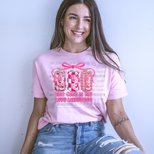 MY LOVE LANGUAGE DTF TSHIRT