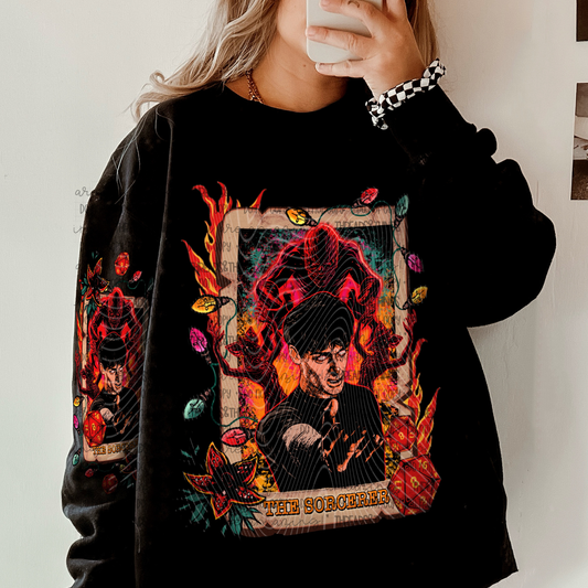 Sorcerer DTF Sweatshirt with Accent Arm Sleeve