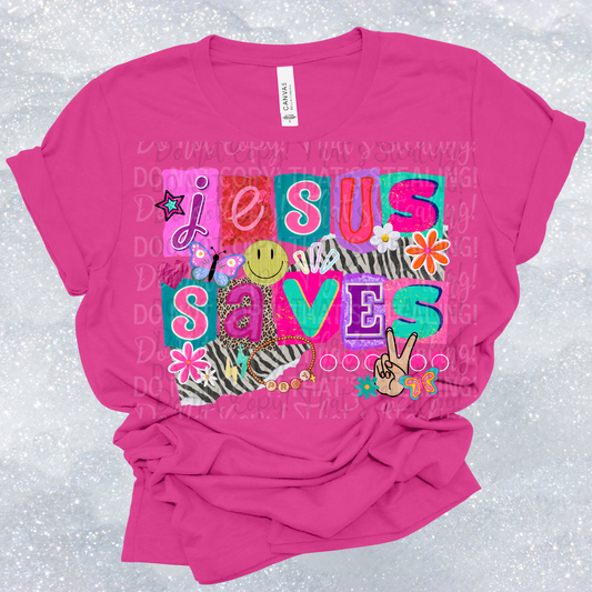 Jesus Saves DTF Tshirt