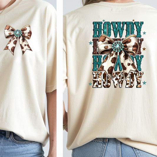 Howdy Cow Print
