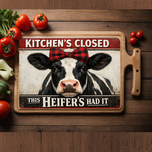 Kitchen's Closed Glass Cutting Board