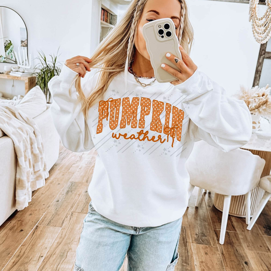 Pumpkin Weather DTF Shirt