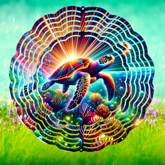 Life in the Deep Sea Wind Spinner