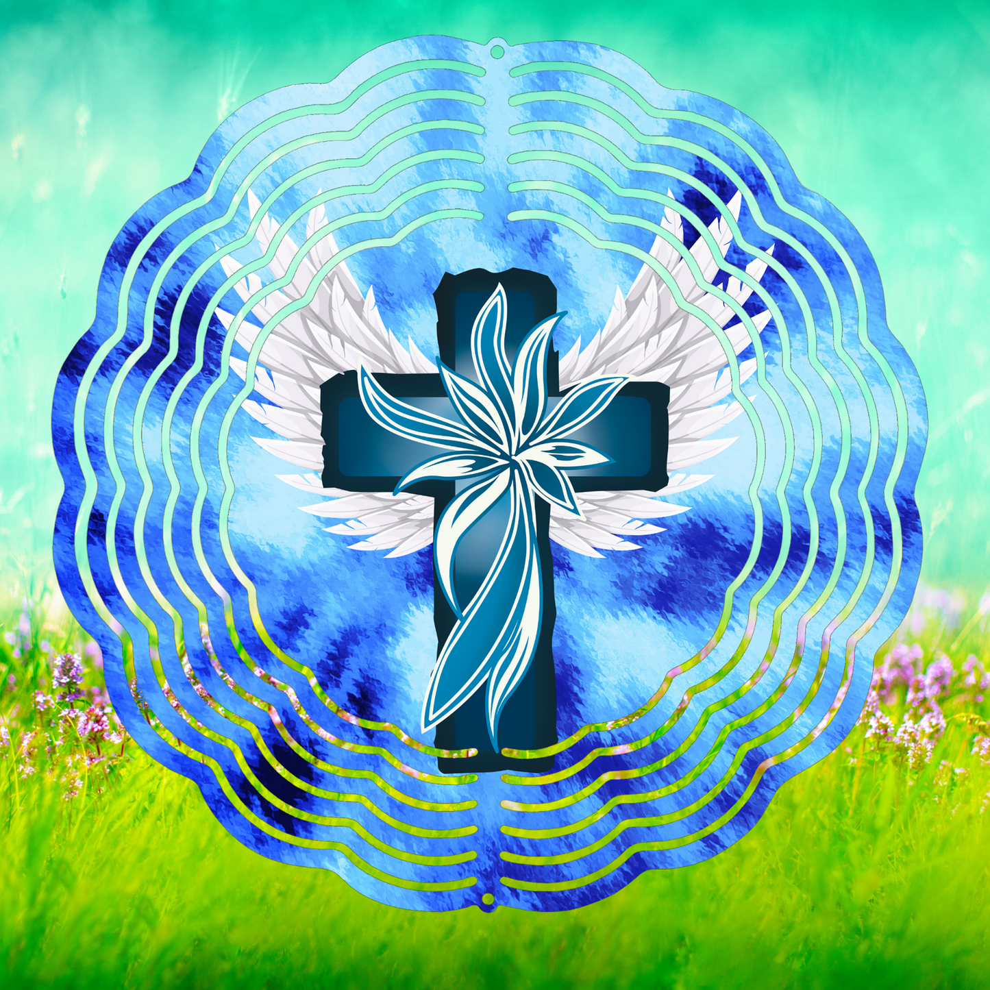 Love in Heaven Wind Spinner