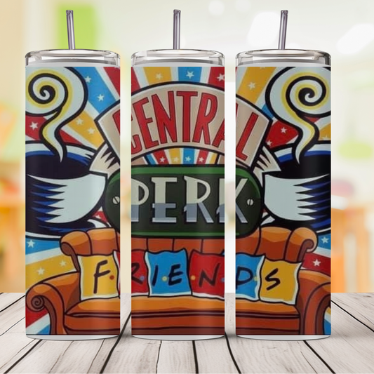 Coffee With Friends 20oz Skinny Tumbler