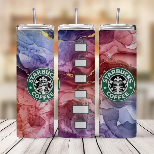 Watercolors  20oz Skinny Tumbler