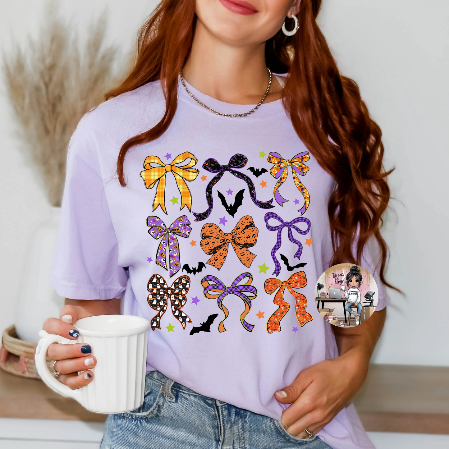 Halloween Bow Variety DTF Transfer Tshirt