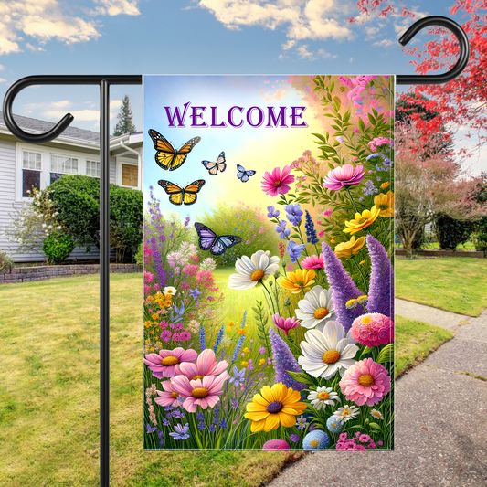 Garden of Color Garden Flag
