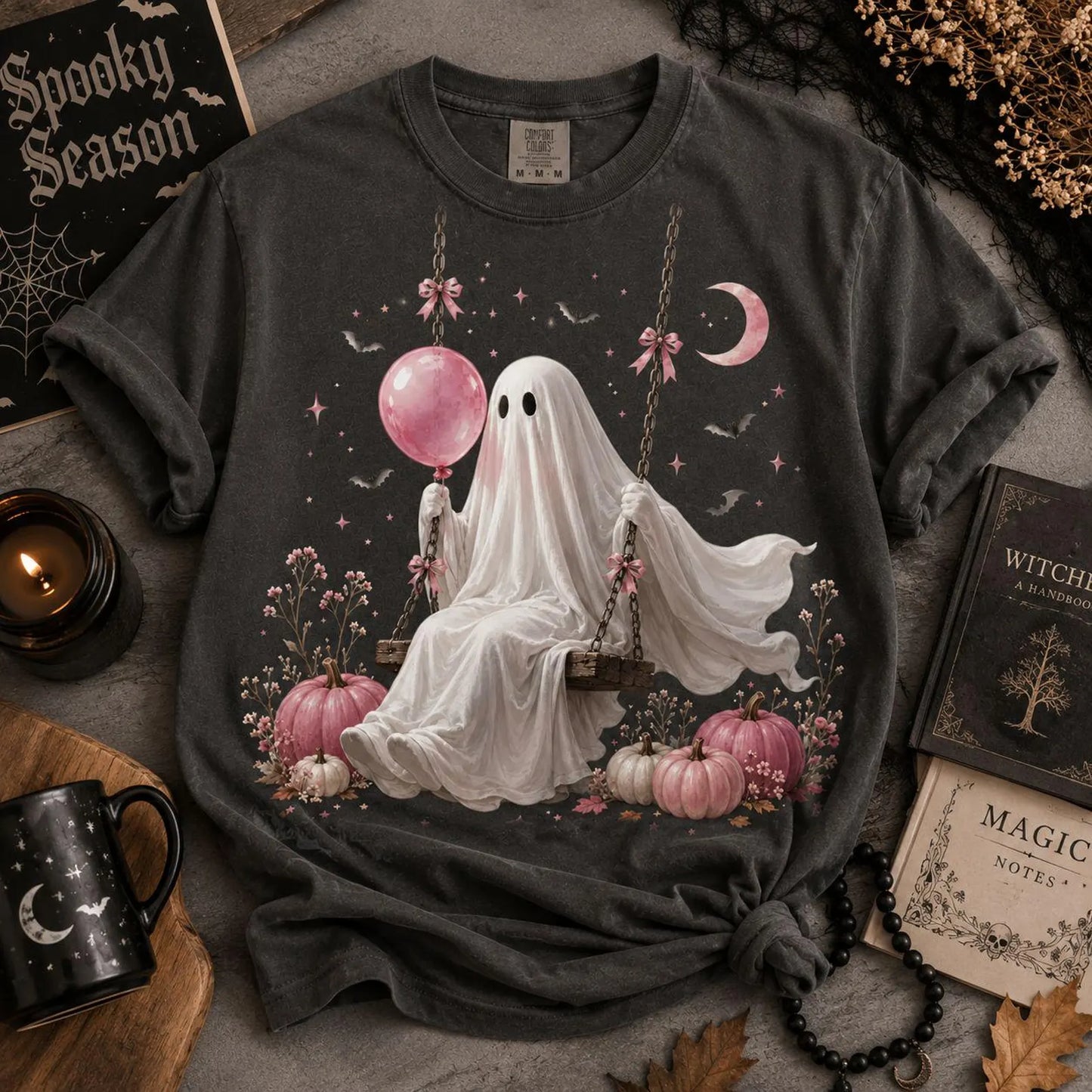 Swinging Ghost DTF Tshirt