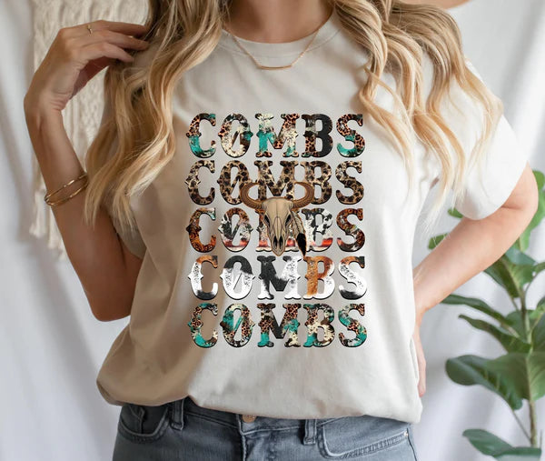 Stacked Combs Tee